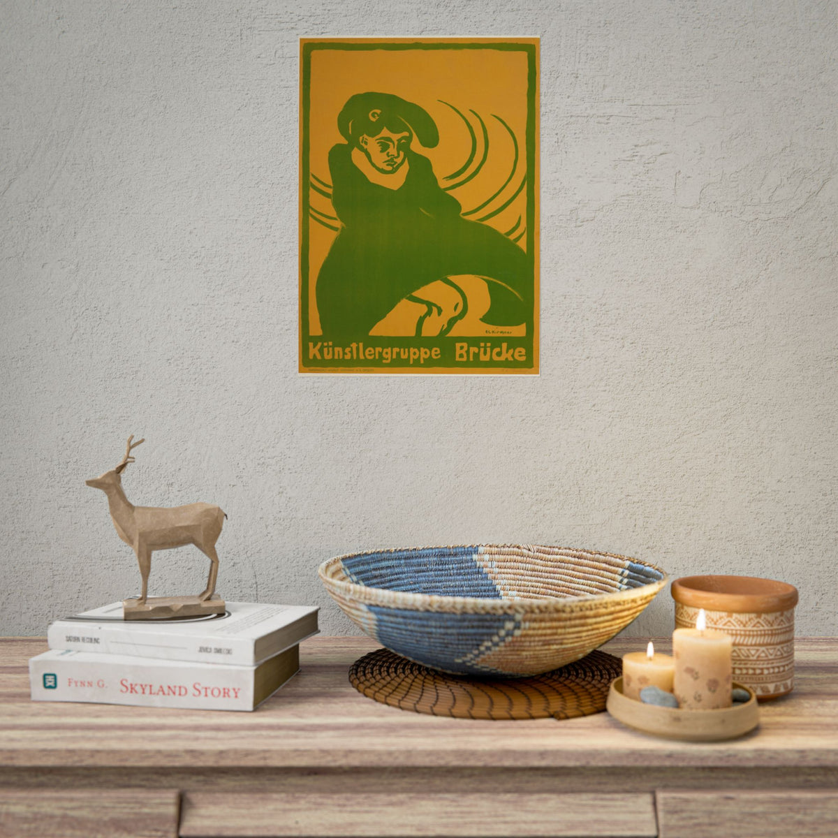 Expressionist Art Poster — Künstlergruppe Brücke Rolled Print