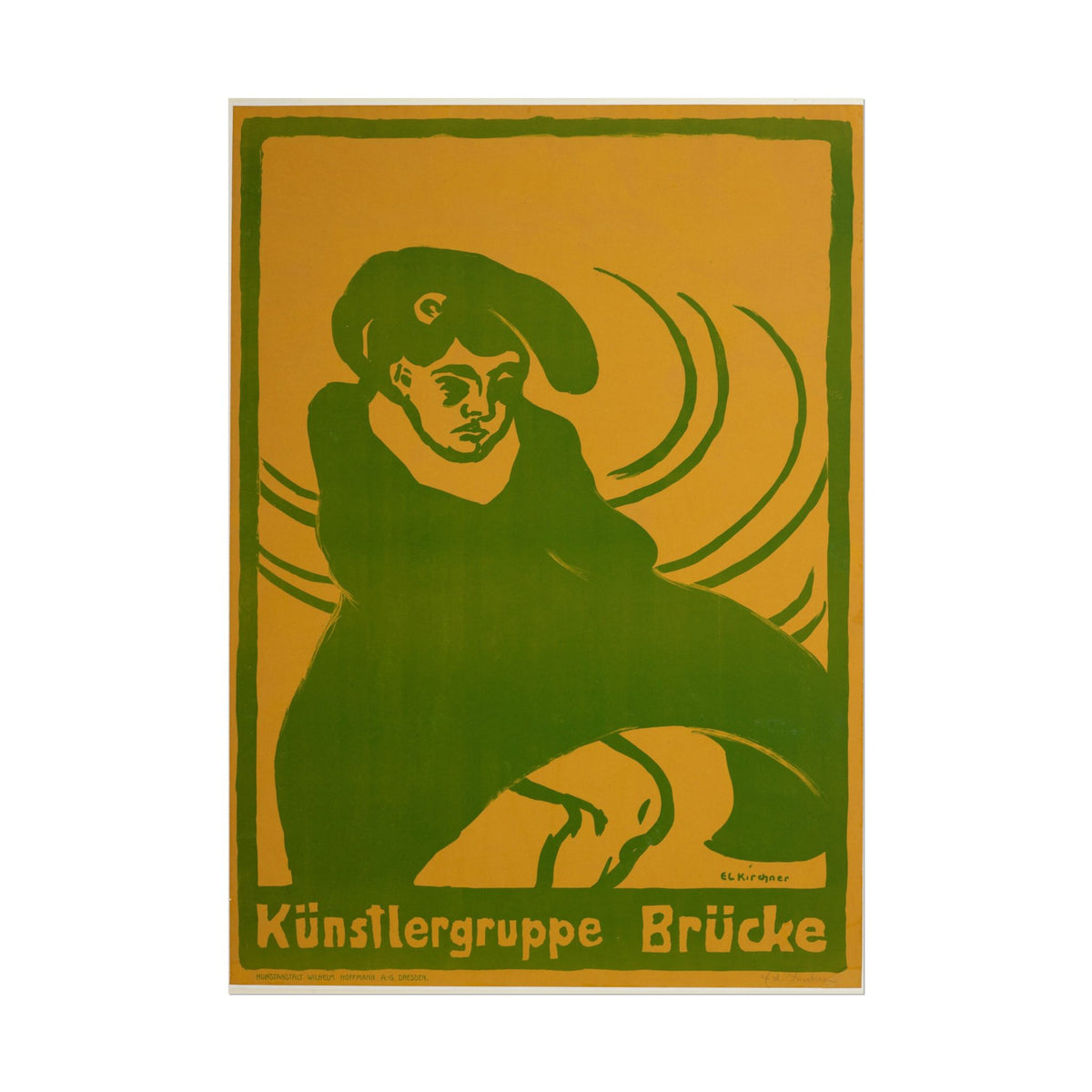 Expressionist Art Poster — Künstlergruppe Brücke Rolled Print