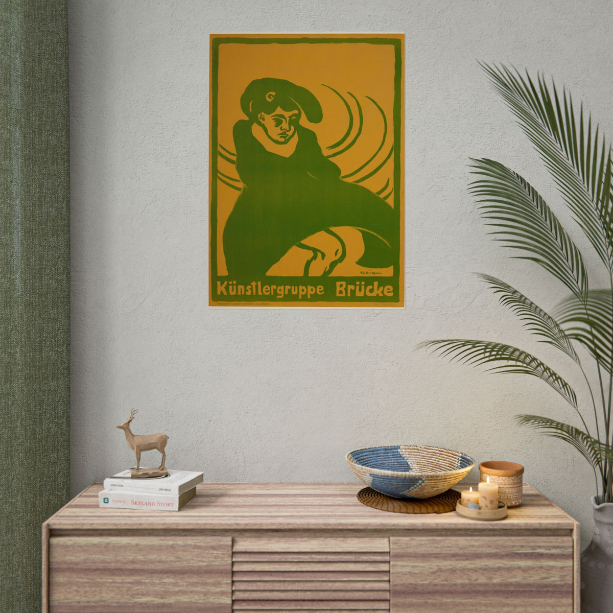 Expressionist Art Poster — Künstlergruppe Brücke Rolled Print